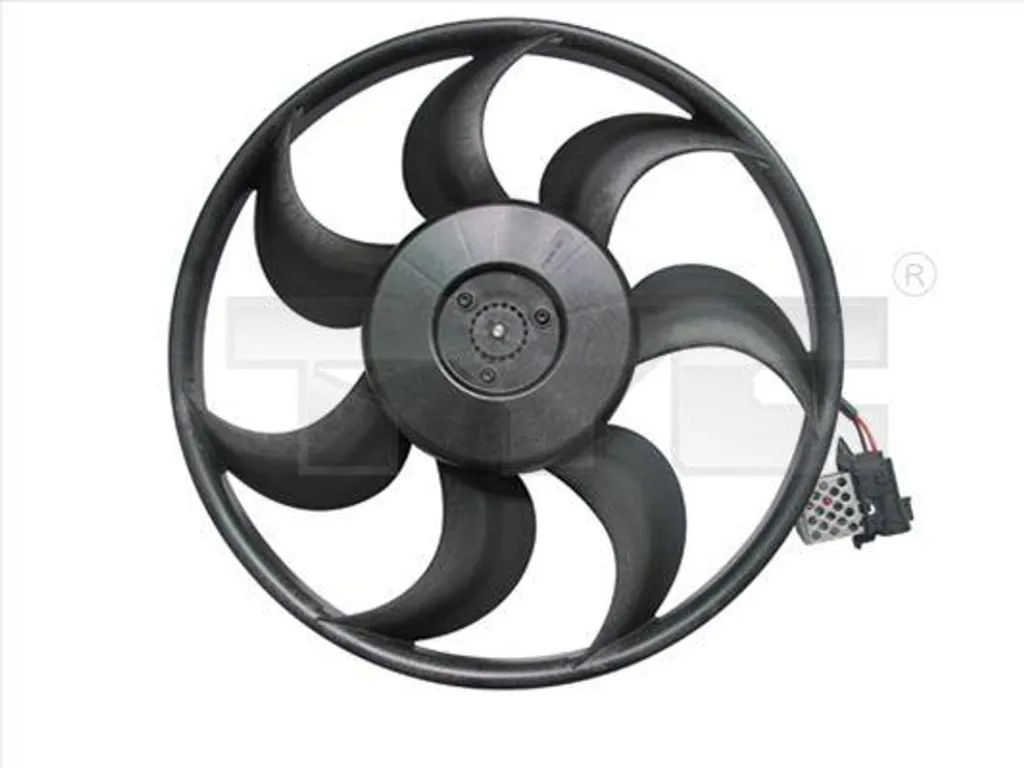 Ventilateur de radiateur TYC 825-0021 OE 1341386 pour Opel Astra H