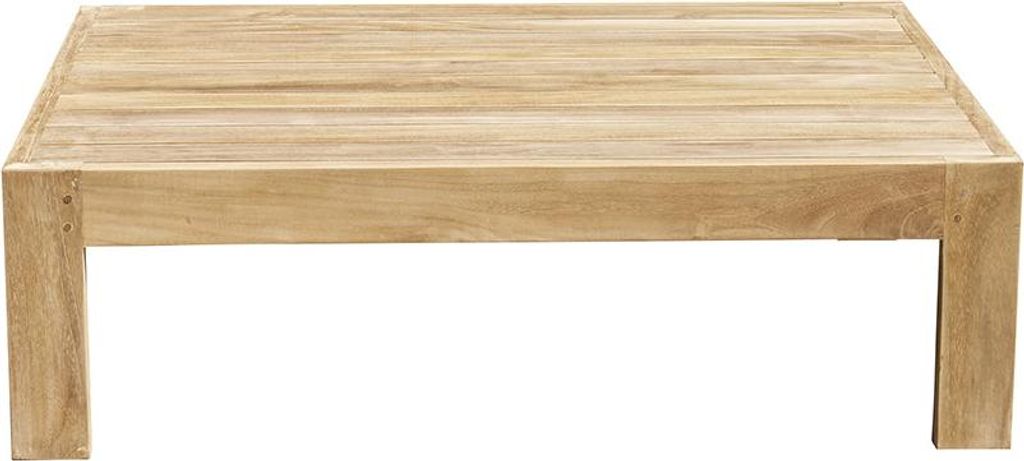 Garten?Couchtisch Teakholz massiv 102 cm