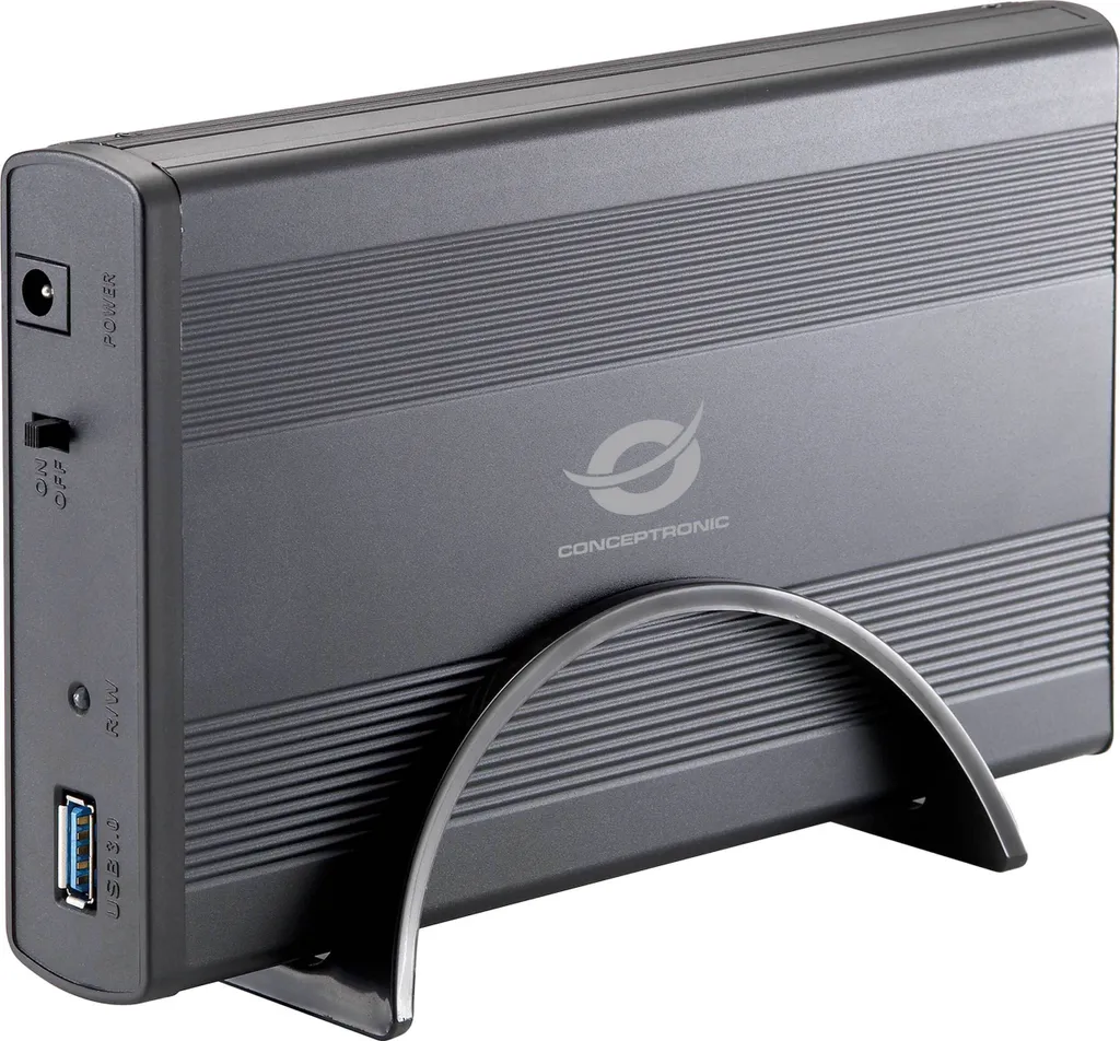 Boîtier Externe pour Disque Dur 3.5 SATA vers USB 3.0 Conceptronic Noir