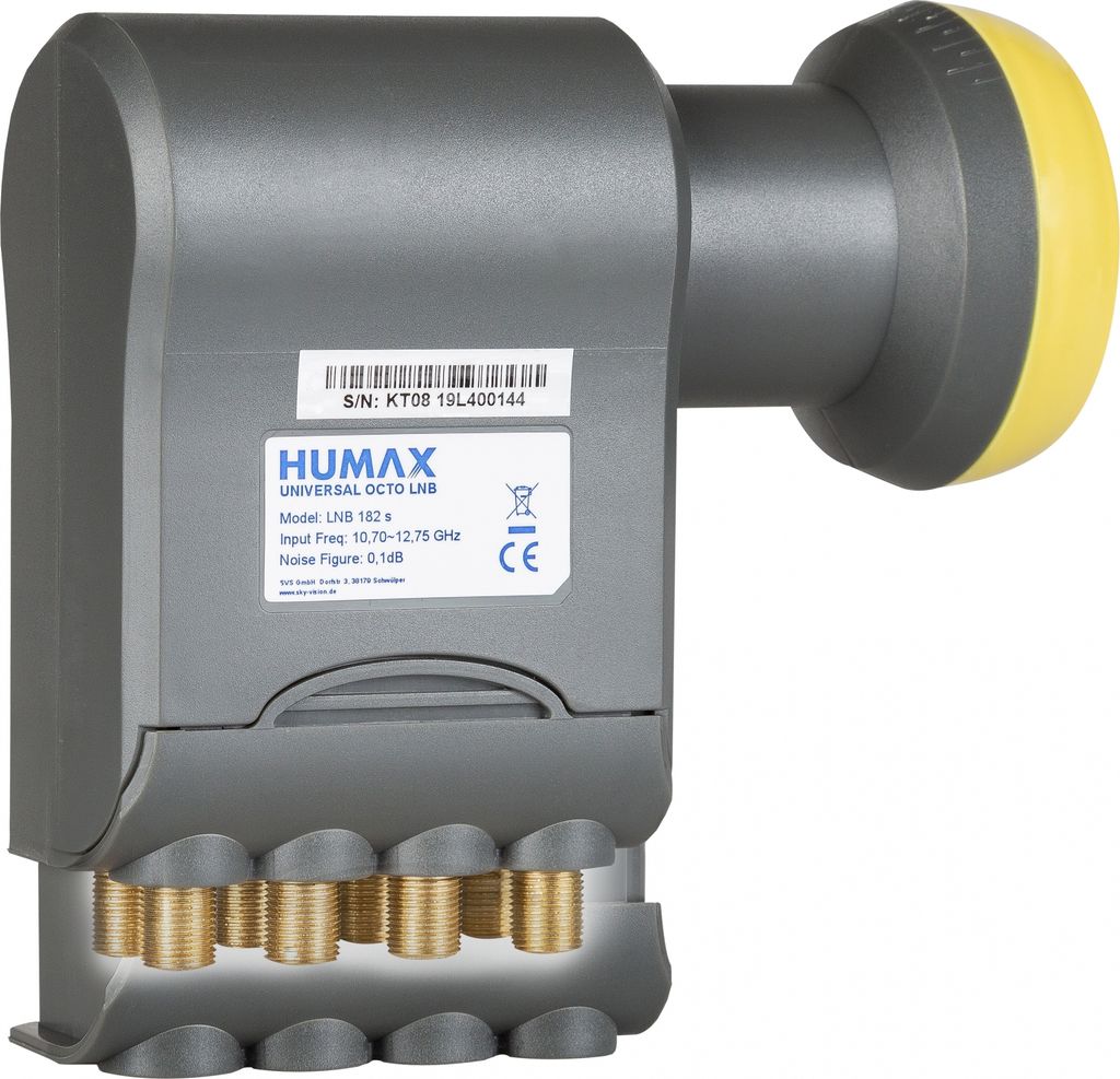 Humax Octo Universal LNB, Integrierter Wetterschutz, LTE-Filter, Blister