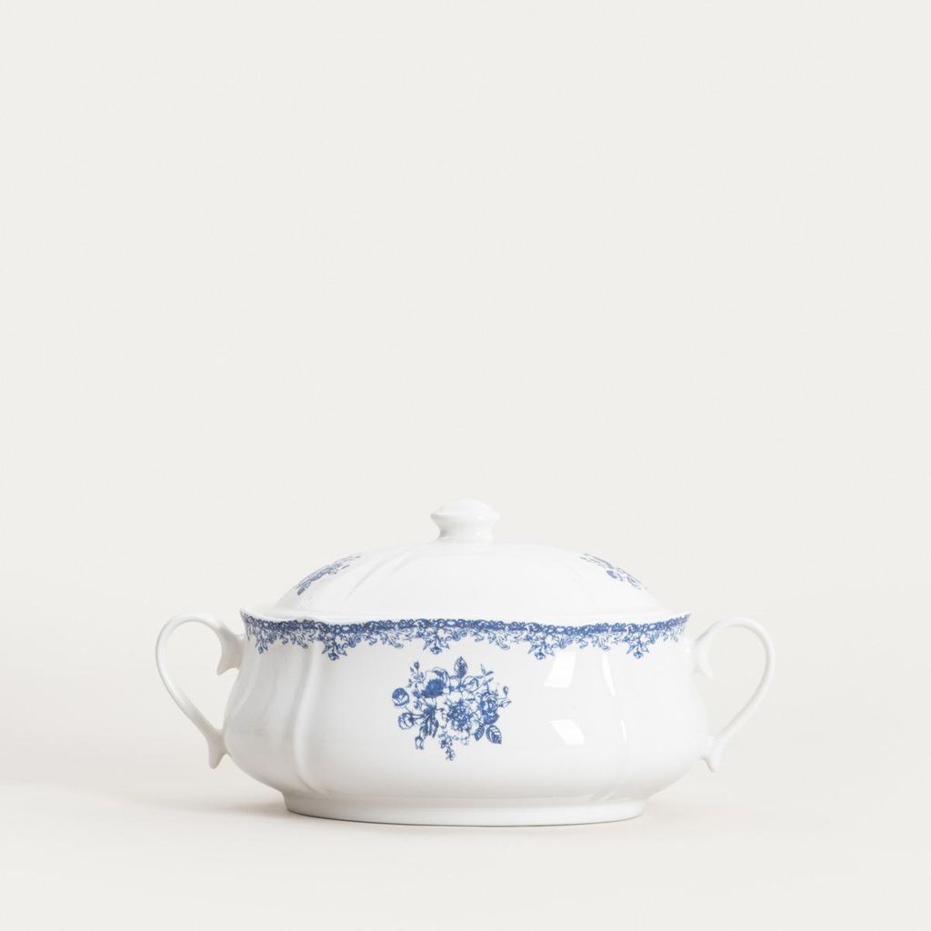 HOMLA Vase LOURRY navy blau 3 l Produktbild 