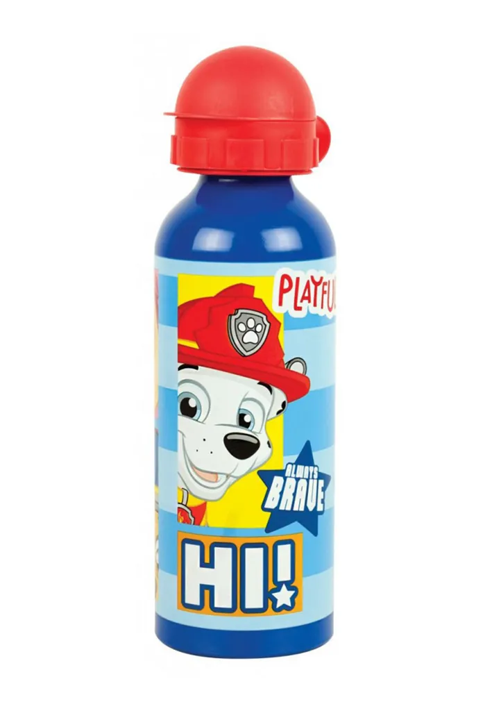 Gourde Pat' Patrouille 520 ml en alu avec bouchon sport étanche