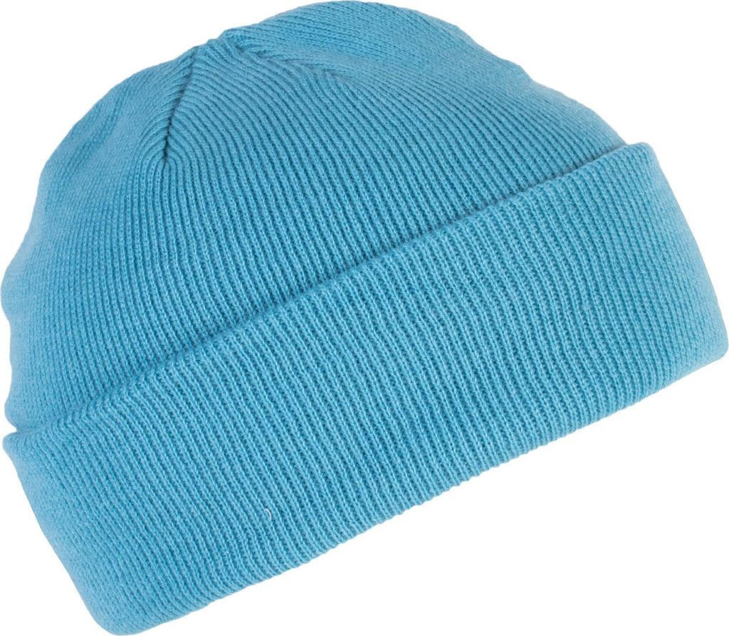 K-Up Herren Mütze Beanie Wintermütze Mütze Fleecemütze Strickmütze, Größe:U, Farbe:Surf Blue