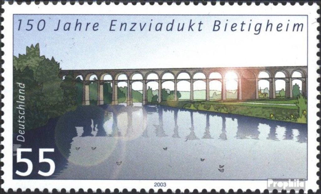 Briefmarken BRD (BR.Deutschland) 2003 Mi 2359 (kompl.Ausg.) postfrisch Brücken