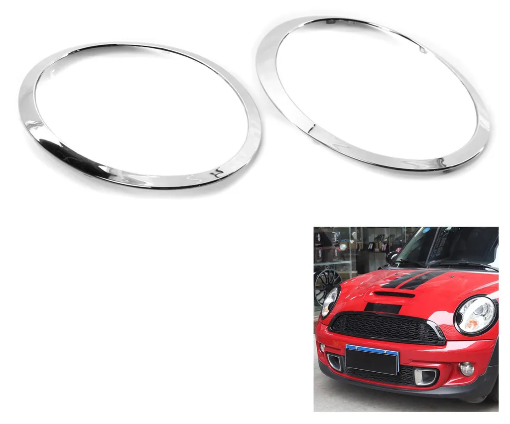 Cerclage de phare pour rénovation MINI Cooper 2008 à 2015 - Paire