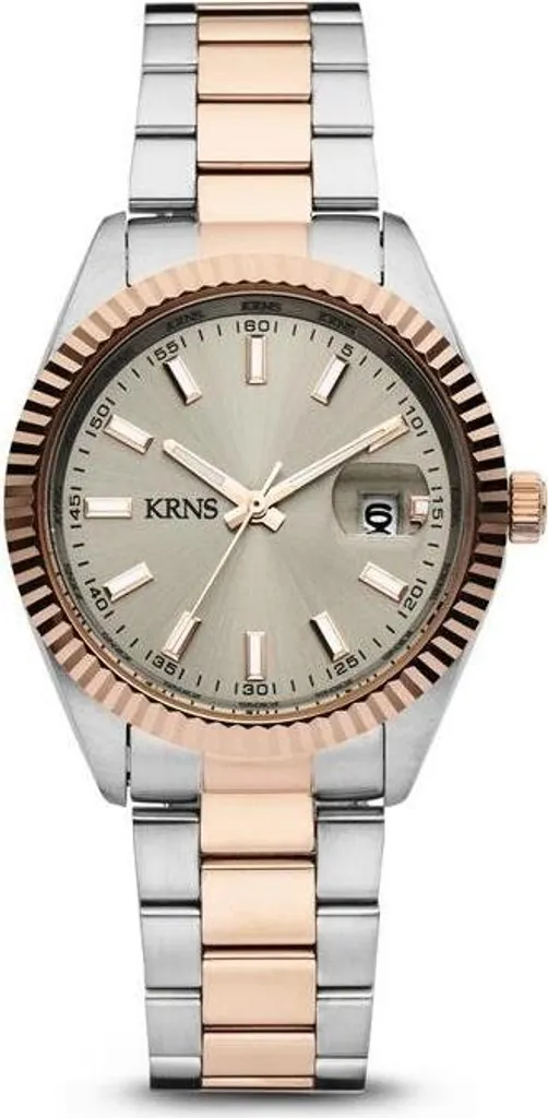 Montre Bracelet Classique Krns 3009 - Accessoire Mode en Acier Argenté
