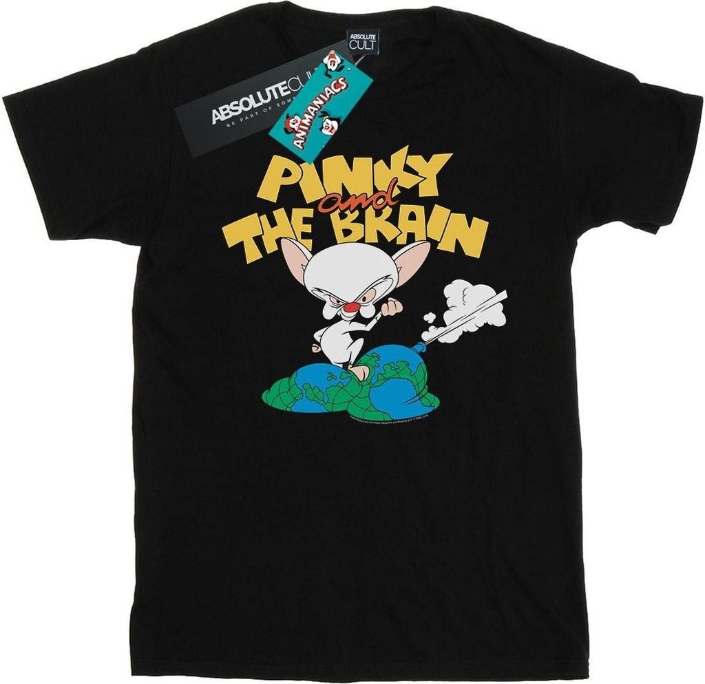 Animaniacs - "World Domination" T-Shirt für Herren BI10743 (XL) (Schwarz)