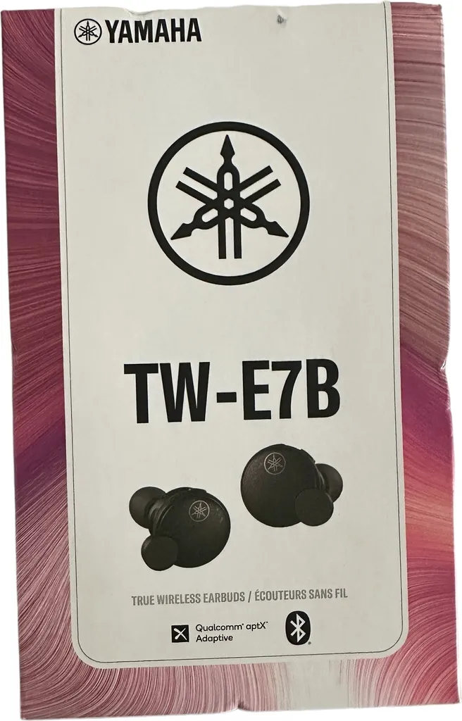 Écouteurs Bluetooth Stéréo Yamaha TW-E7B avec Réduction de Bruit Active