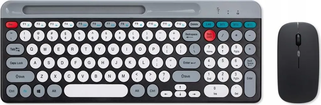 Ensemble clavier souris sans fil rechargeable Bluetooth pour bureau - 2