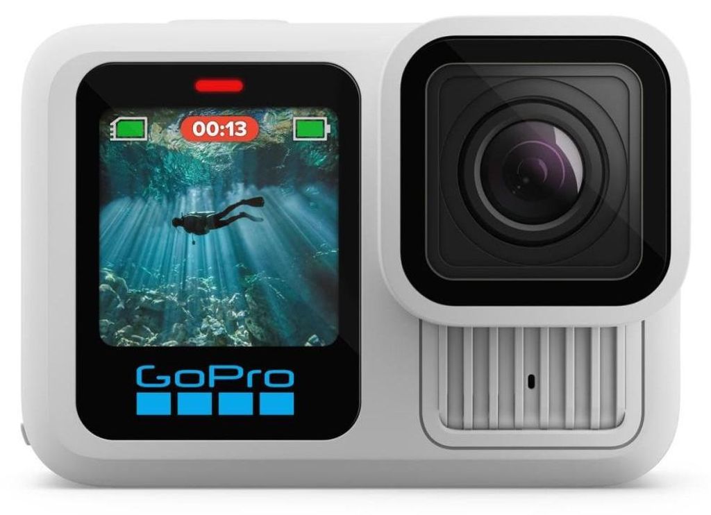 GoPro HERO13 Black in Polar White, 5.3K Ultra HD, CMOS, Produktbild 