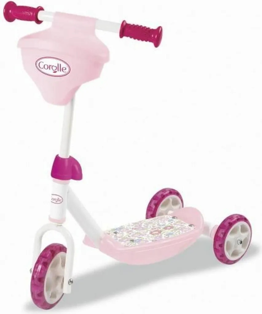 Trottinette Smoby Rose stable : finies les chutes lors de l'apprentissage