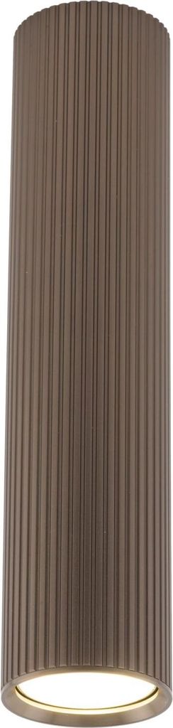 Deckenlampe Aufputz Metall GU10 Ø 5,5 cm rund Braun Modern Spot Lampe Decke