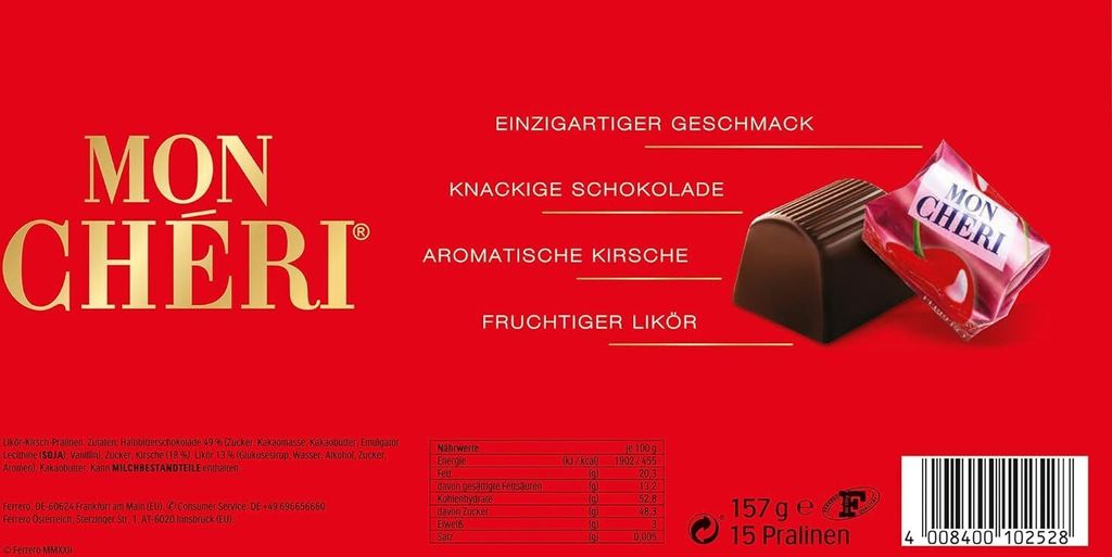Mon Cheri 157g Obrázok produktu 11