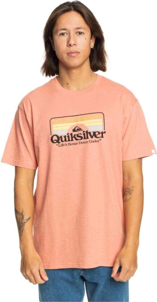 Quiksilver T-Shirt Step Inside coral : S Größe: S
