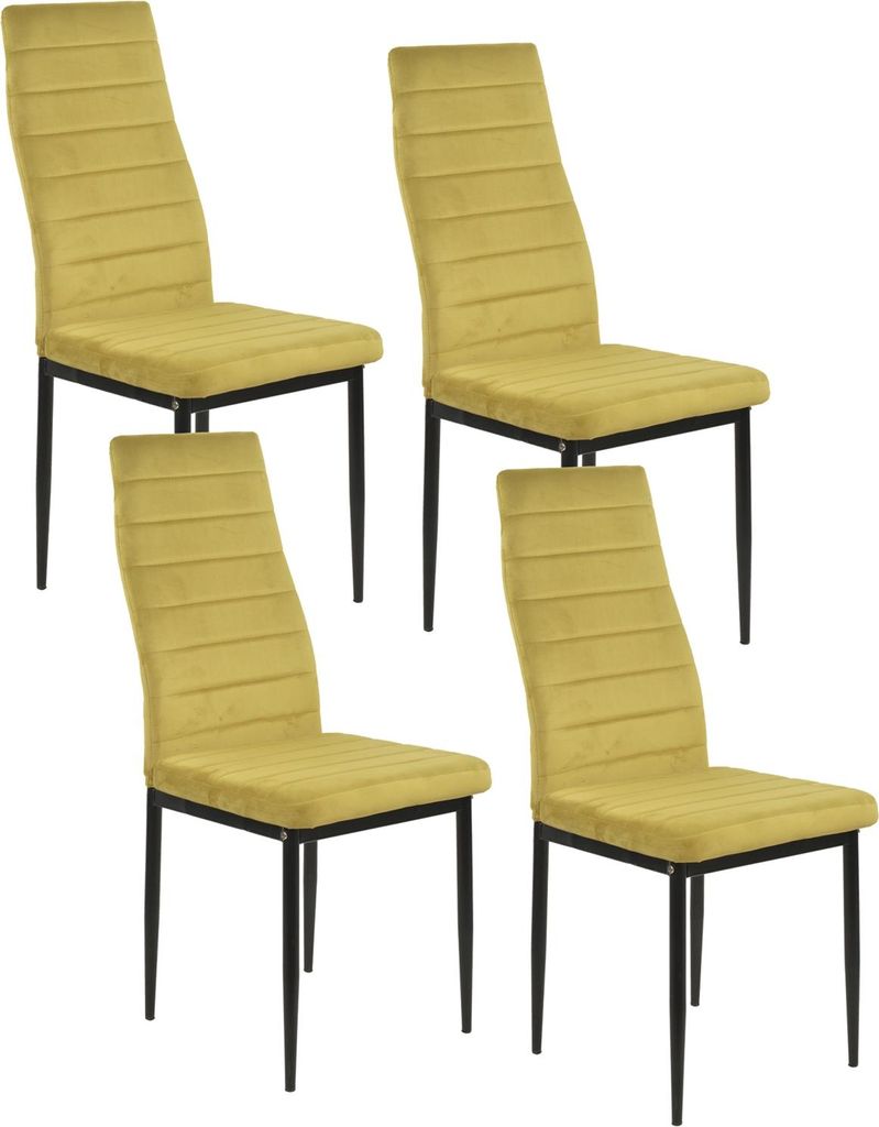 Stuhl Memphis Velvet 4er-Set