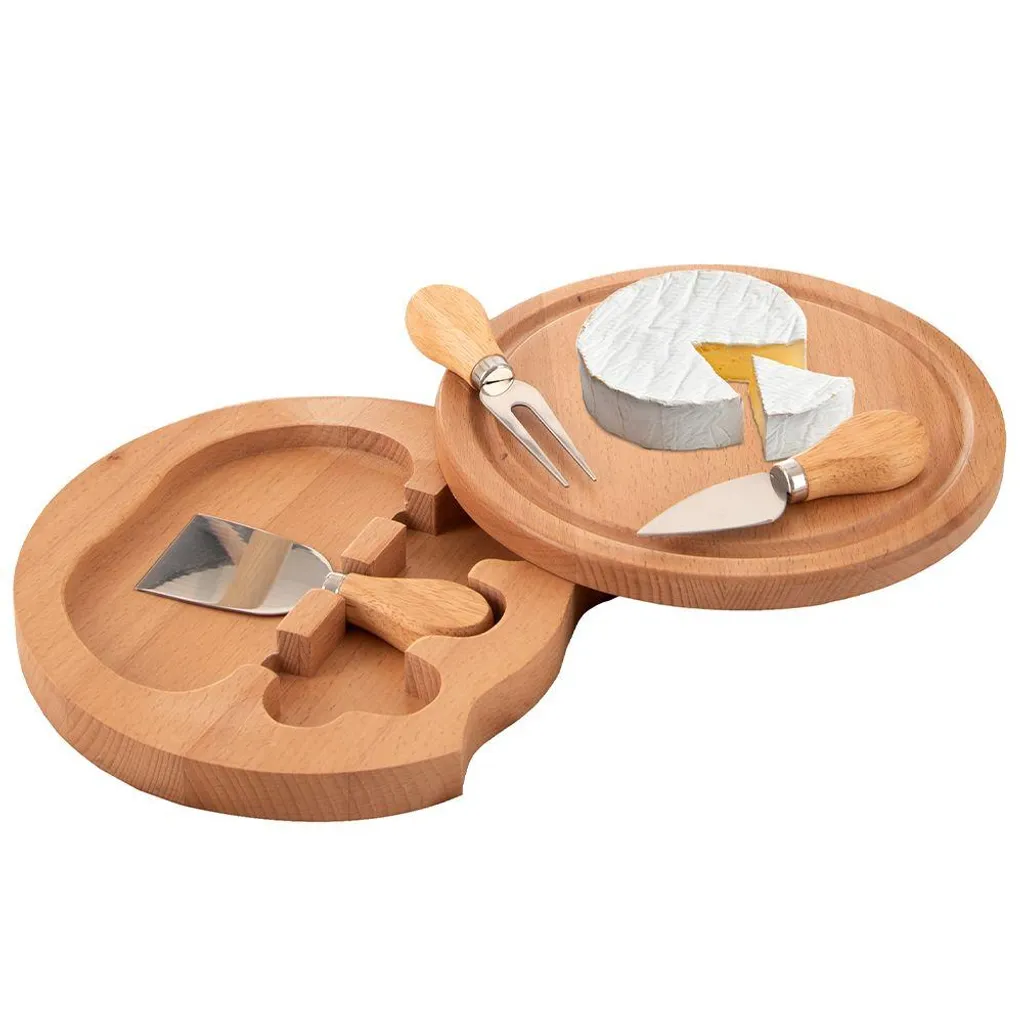 Tagliere Portatorte 2 Piani In Legno Di Mango 30 Cm | Vassoio Da Portata Con Manico Metallo Nero | Per Dolci, Frutta E Antipasti | Stile Industriale - 6