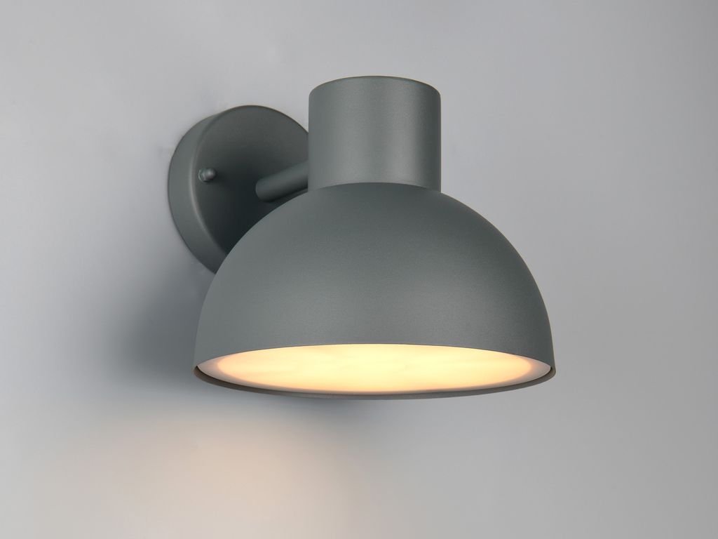 Retro Style LED Downlight Außenwandleuchte Anthrazit Ø20cm - Fassadenbeleuchtung
