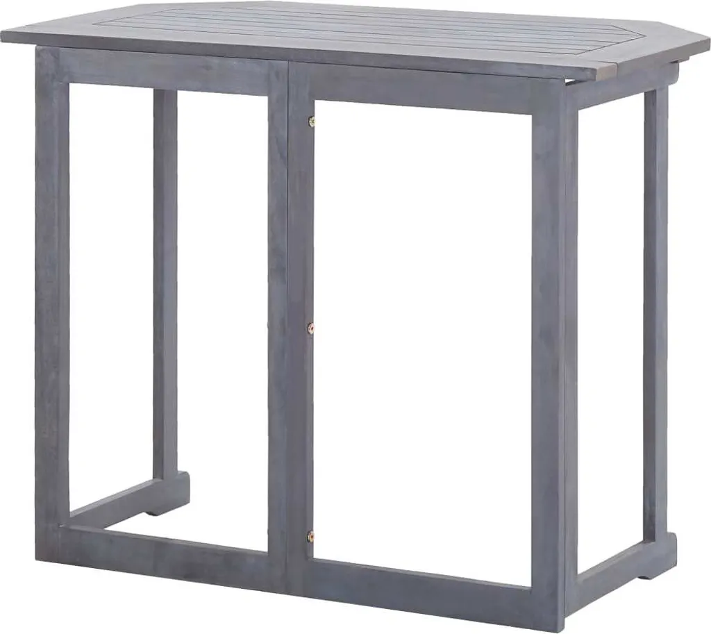 Table de jardin pliable bois d'acacia 90cm résistante aux intempéries