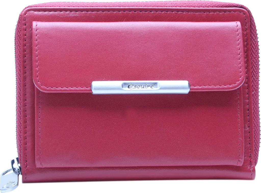 Portafoglio Esquire Helena Rosso: Il Regalo in Pelle Perfetto con RFID - 1