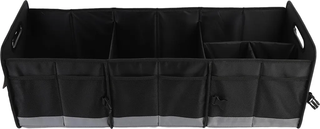 Organisateur de coffre pour courses et voyage, grand bac de rangement