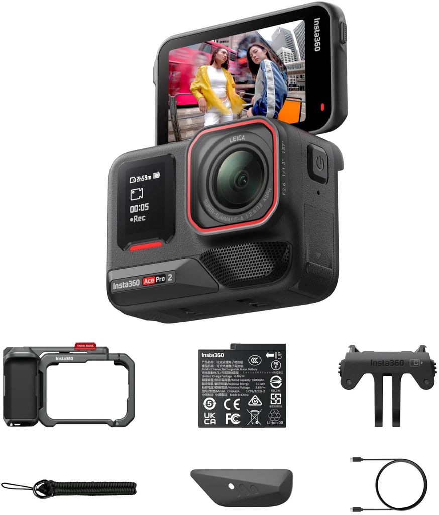 Insta360 Ace Pro 2 Single Battery Xplorer Bundle Action Kamera