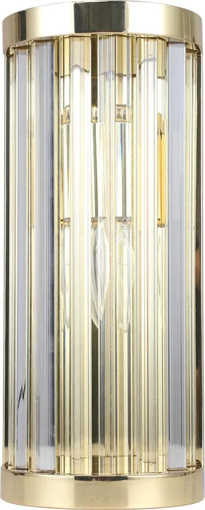 Applique dorée glamour VETRO en verre vertical - Luminaire Luxe E14