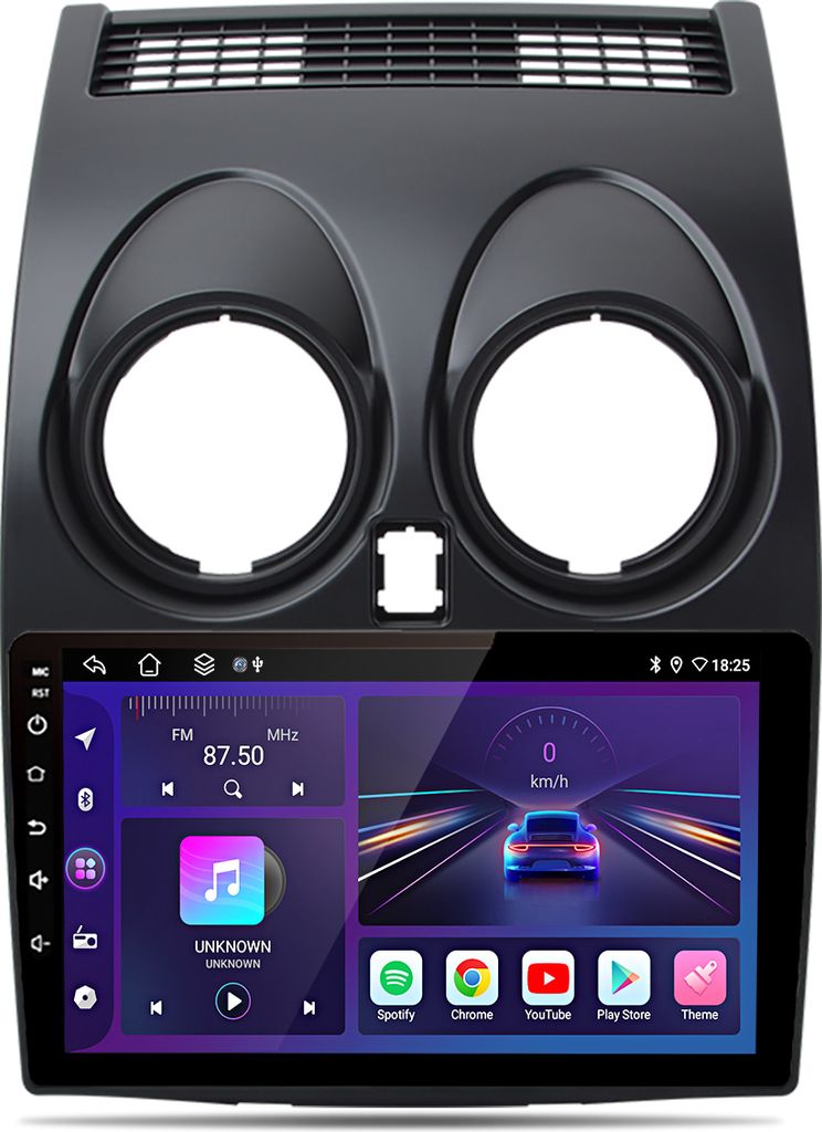 Autoradio Carplay Android 15 6+128G pour Nissan Qashqai 1 Image du produit 