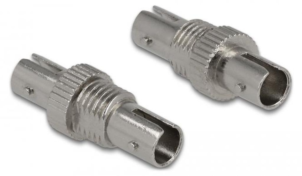 Delock LWL Kupplung ST Simplex Buchse zu ST Simplex Buchse Metall