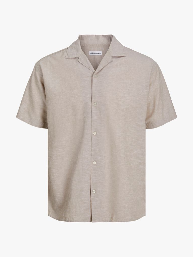 JACK&JONES Herrenhemd mit Leinen