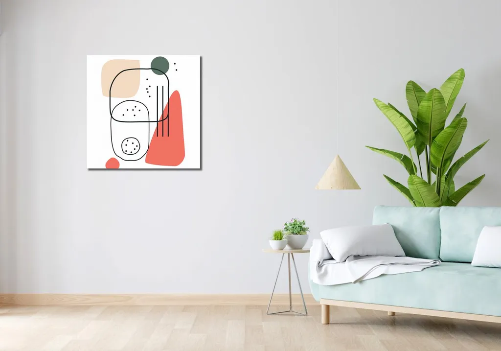 Tableau Carré Image 70 x 70 cm Espace Cosmos pour Déco Murale Moderne