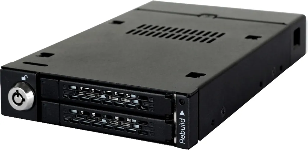 Icy Dock MB992SKR-B Rack Mobile 2,5 SATA HDD/SSD Raid 1 pour Baie 3,5 - 4