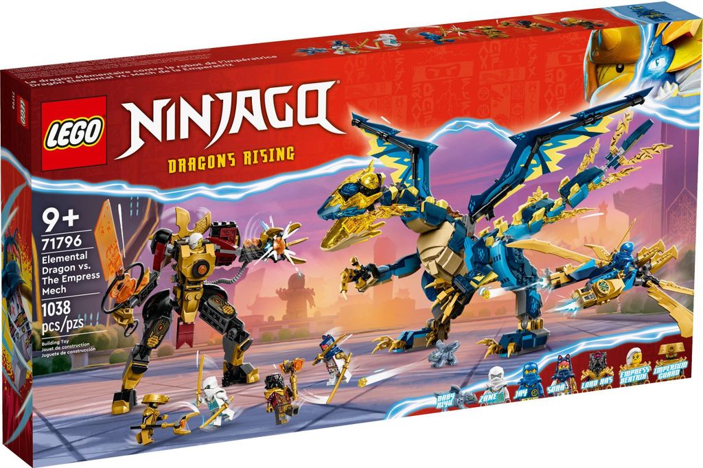 LEGO NINJAGO Smok żywiołu kontra mech cesarzowej, duży Zdjęcie produktu 17