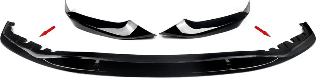 Pare-chocs avant pour BMW Série 5 G30 2017-2020 Noir Brillant Look M