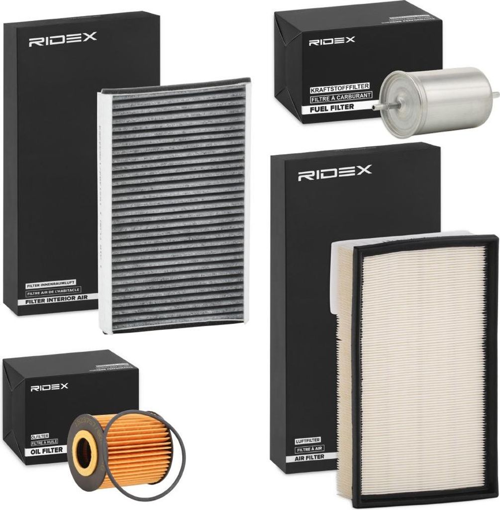 RIDEX Filterset Inspektionspaket Filtersatz für VOLVO V70 II (285) V70 I (875, 876) XC70 Cross Country (295)