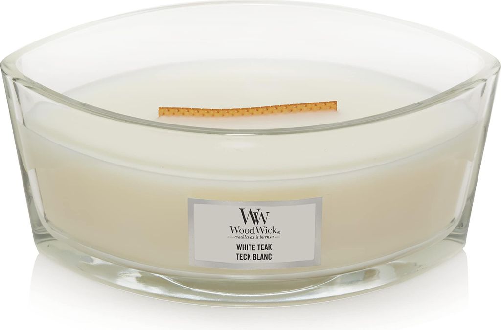 Woodwick White Teak Duftkerze 453,6 g
