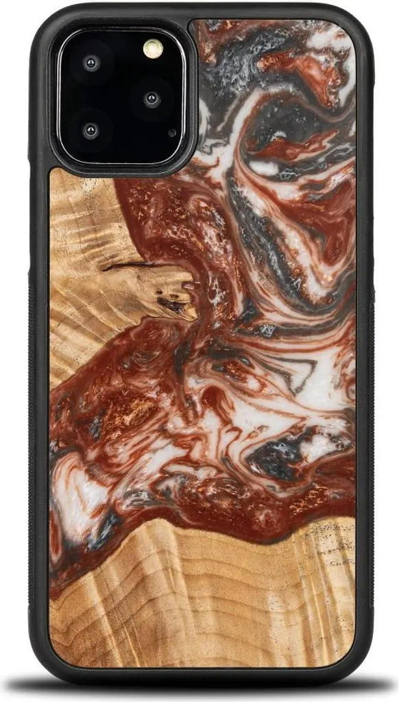 Custodia iPhone 11 Pro Bewood Venere - Cover Legno e Resina Artigianale