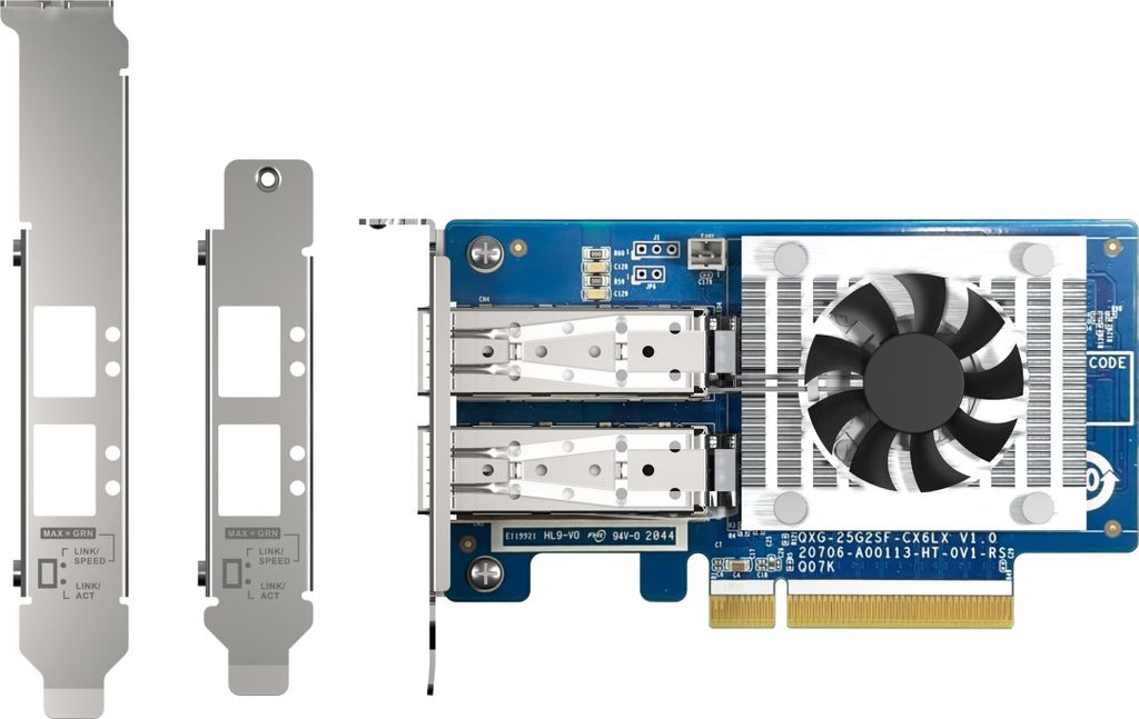 QNAP QXG-25G2SF-CX6 Netzwerkadapter PCIe 25GBE SFP28