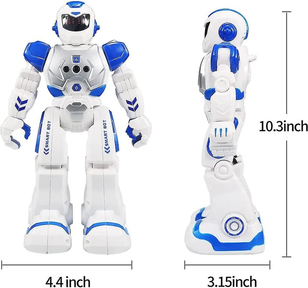 Robot intelligent programmable RED5 à détection de gestes et sons futuristes