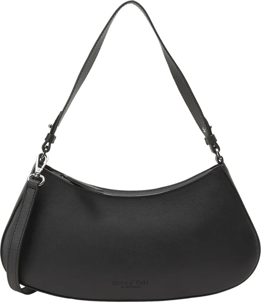 Sac à main de bureau et soirée en cuir noir Marc O'Polo Trina chic