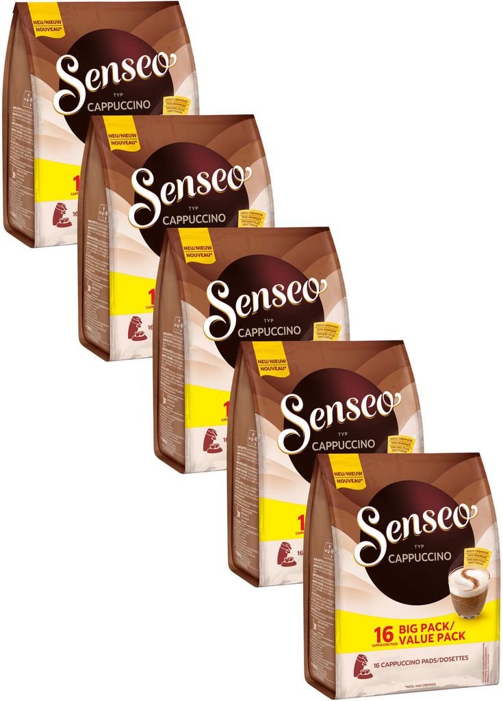 SENSEO Pads Typ Cappuccino Senseopads 5 x 16 Getränke Produktbild 