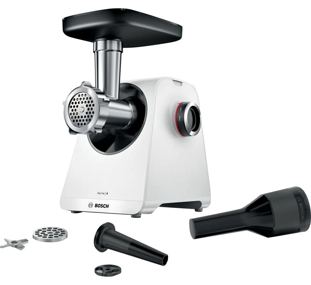 Bosch Fleischwolf Serie 4 MFWS420W kompakt 2 Stufen 2 Produktbild 