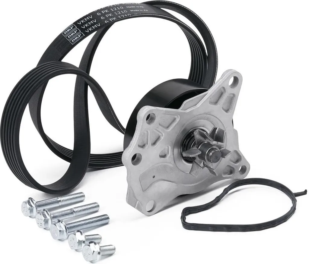 Kit Courroie Accessoire et Pompe à Eau SKF VKMC 33817 pour Toyota Aygo