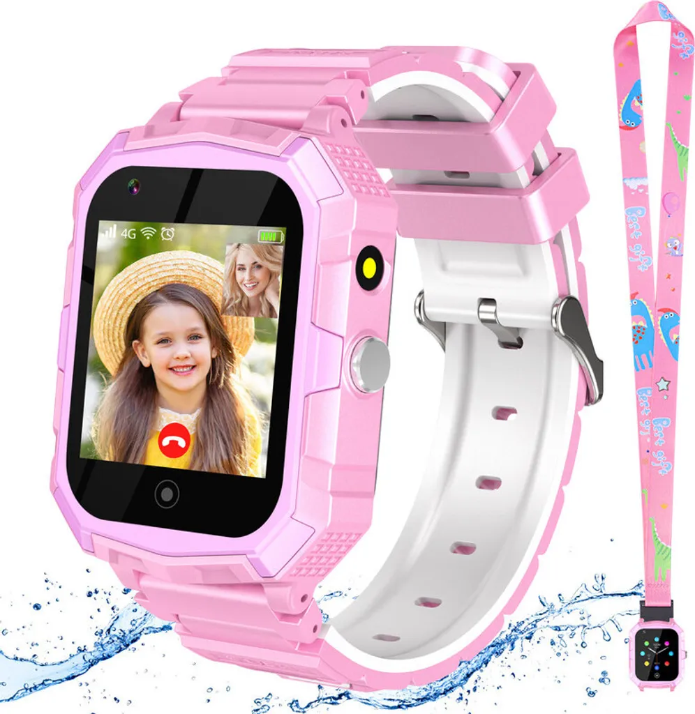 Protégez votre Enfant avec la Montre GPS T32 4G Rose - Appel et SOS
