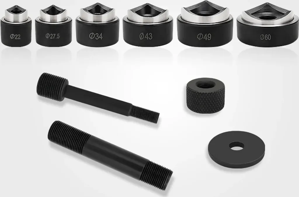 Poinçonneuse hydraulique 8B et Rod-a avec têtes de perçage multiples