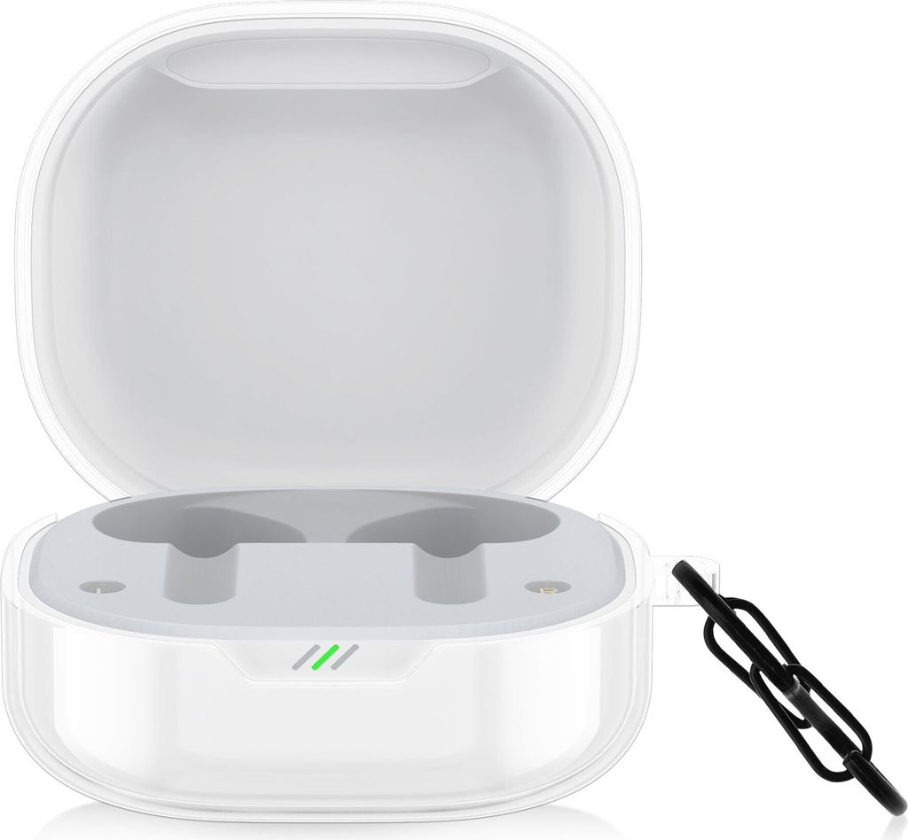 kwmobile Hülle kompatibel mit JBL Wave 300 TWS - TPU Silikon Schutzhülle Case Cover Kopfhörer Transparent