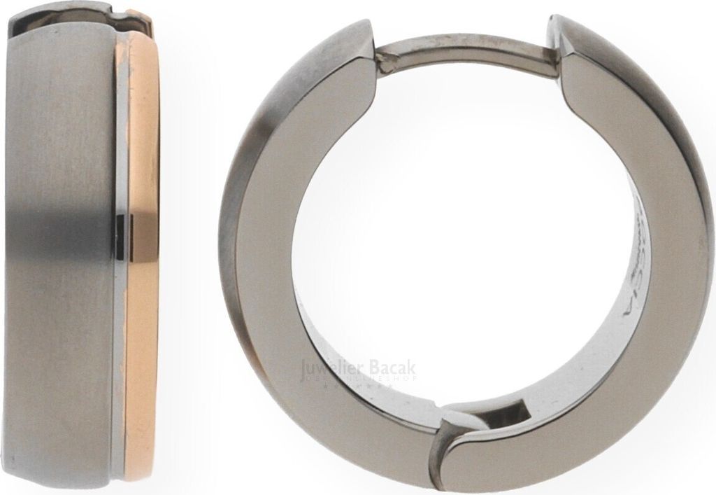 Boccia Creolen 0539-16 Titan teilrosévergoldet