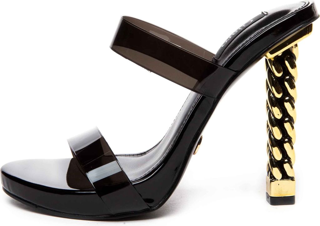 Giaro Sandalen in Übergrößen Schwarz AMIE BLACK TPU/SHINY große Damenschuhe