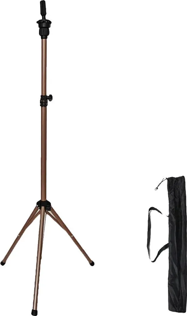 Supporto per testa di manichino, treppiede regolabile, strumento per acconciature, rosa scuro