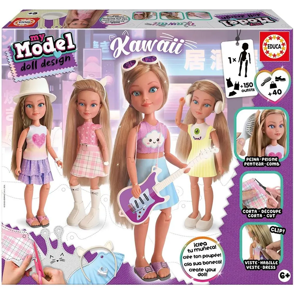 Puzzle Mymodel Kawaii Educa - Activité Manuelle Spéciale Maternelle