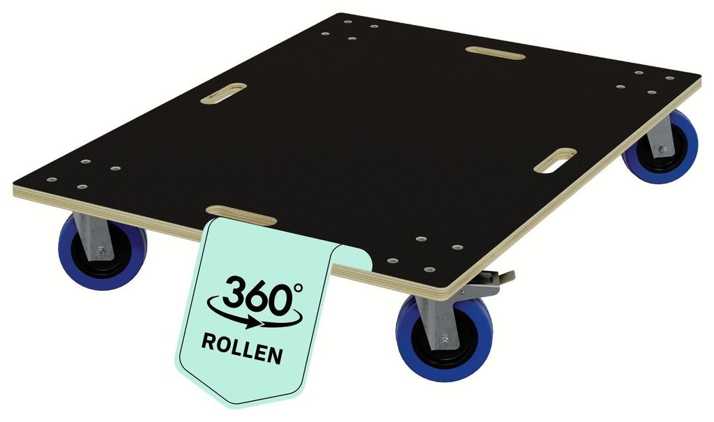 HAGO24 Transportroller 60 x 80 cm Mit Feststellbremse 800 Produktbild 